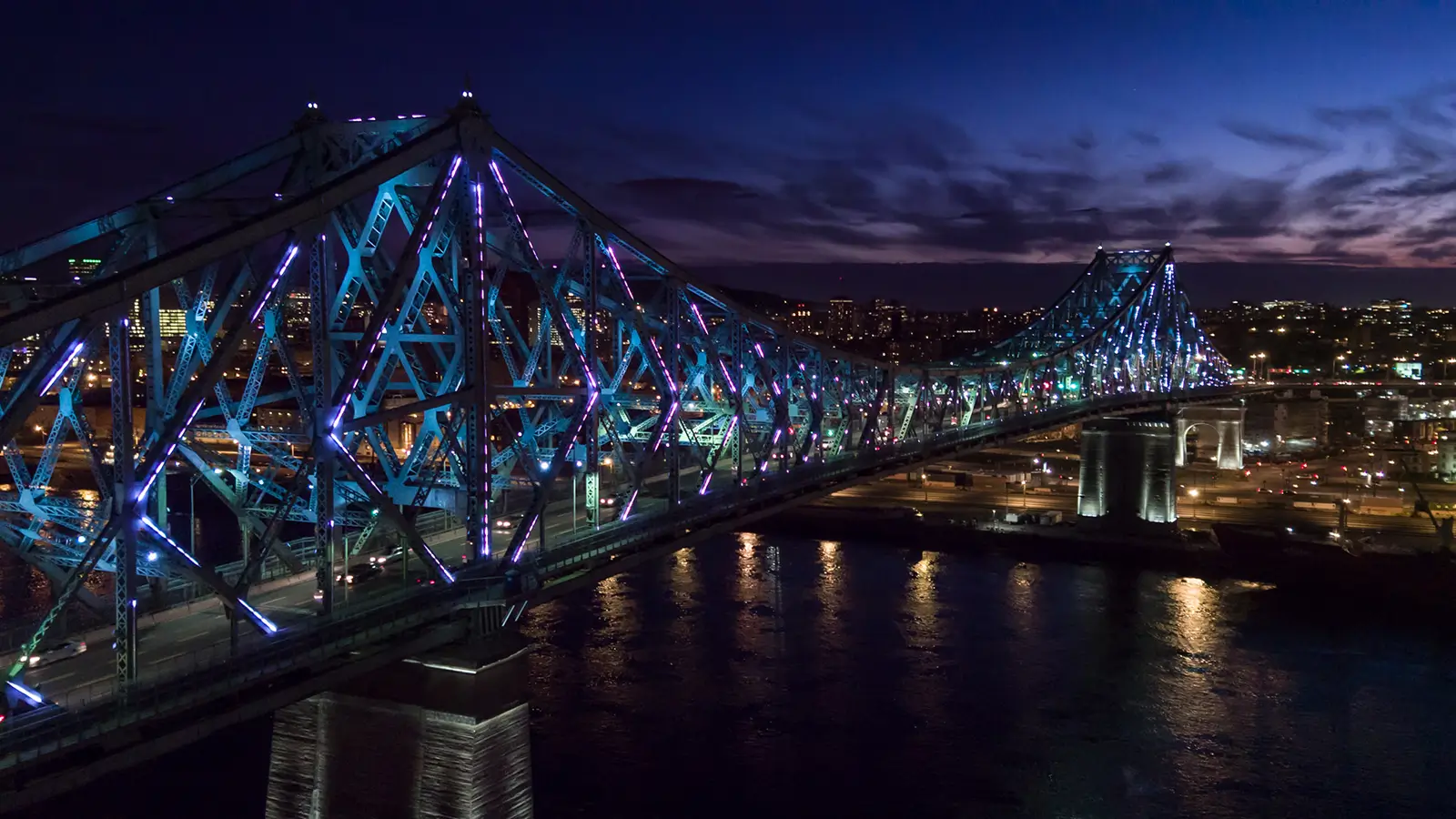 seeksense scénographie pont jacques cartier montréal